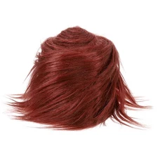 59" x 4" Plush Faux Fur Fabric Precut Strips, Red