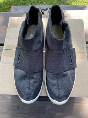 fear of god moccasin on feet