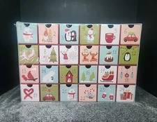 Christmas Advent Calendar Box Grid Style New Sealed Ashland