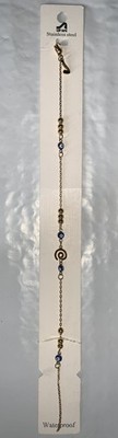 NEW Surf Style Gold Evil Eye Bracelet Anklet 618488 BOGO!