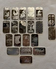 Lot Of 20-1oz .099 Fine silver Bars Assortment