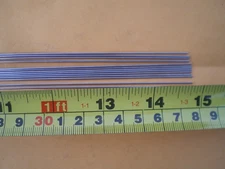 100 PCS. STAINLESS STEEL STRAIGHT LURE SHAFT WIRE FORM .031 X 15" INCHES LONG