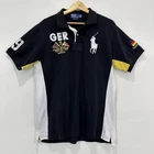 Polo Ralph Lauren Men 2XL Custom Fit Black RL Ocean Challenge 2011 Germany 9