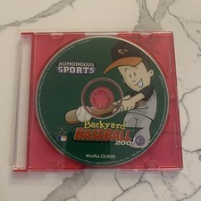 Backyard Baseball 2001 Humongous Sports PC CD-ROM Windows/Mac Disc Only Tested