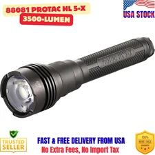 Streamlight 88081 ProTac HL 5-X USB 3500-Lumen Rechargeable Flashlight