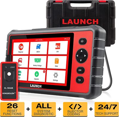 LAUNCH X431 CRP909E All System OBD2 Scanner Car Diagnostic Tool Coding TPMS