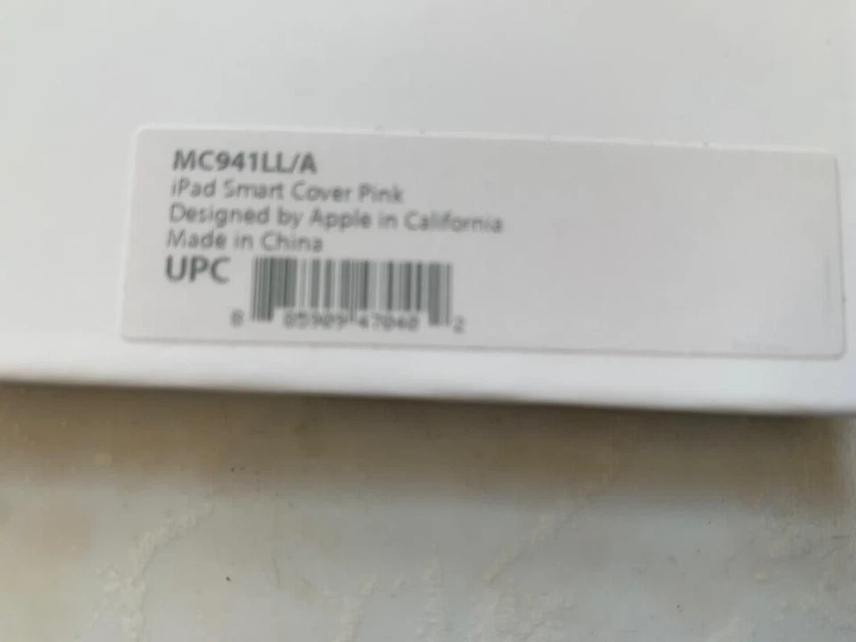 BRAND NEW Apple iPAD Smart Cover PINK - NEVER OPENED !!!! - Image 3 of 3