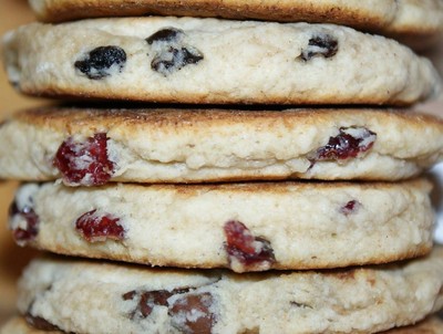 4 packages, Currant Welsh Cakes / hand made by Copper Kettle Bakery
