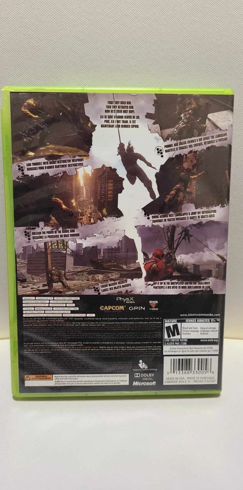 Bionic Commando (Microsoft Xbox 360, 2009) Complete - Image 2 of 3