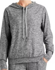 Member's Mark Ladies Favorite Soft Pullover Hoodie Heather Gray Medium