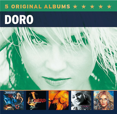 Doro - 5 CD 5 ORIGINAL ALBUMS Force Majeure Machine II True at Heart Angels  NEU