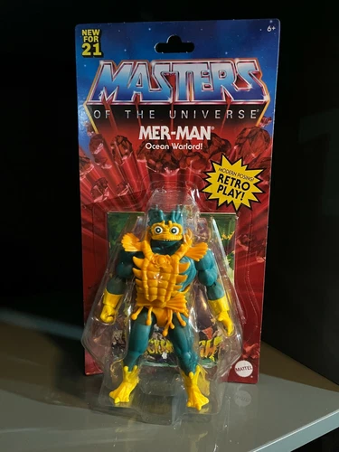 New Masters of the Universe MER-MAN LOP Lord of Power Figure MOTU Origins 