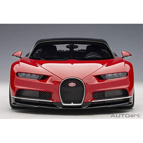 AUTOart 1/12 BUGATTI CHIRON 2017 Red Black 12113 w/Tracking NEW - Picture 9 of 10