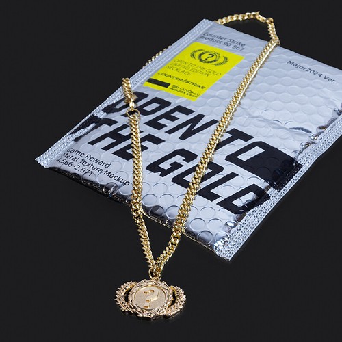 CS GO Official Licensed Open To The Gold Necklace | eBay