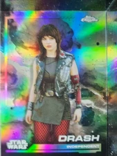 2024 Topps Star Wars Chrome (Pick your Hero) base, Refractor , Red Wave