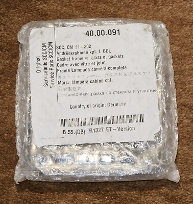 RASP-40.00.091 LAMP COVER. CPL_W LENSE AND GASKET comcater combi rational