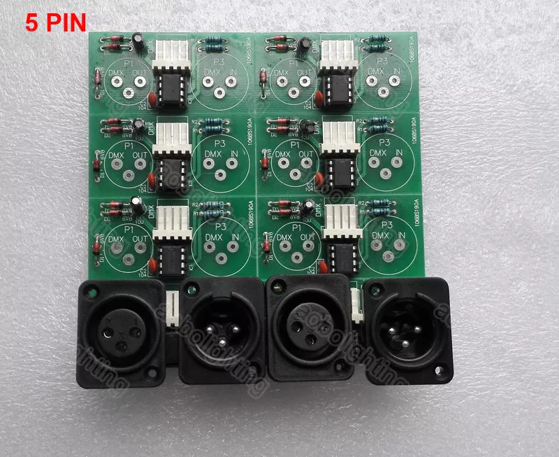 7r 5r 15r Beam moving heads XLR socket with PCB Chip Stage lighting accessories - Image 4 of 4