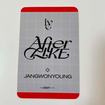 IVE WONYOUNG After Like MMT MyMusicTaste Official Photocard