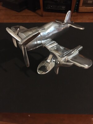 Aluminum Model 3 Propeller Plane