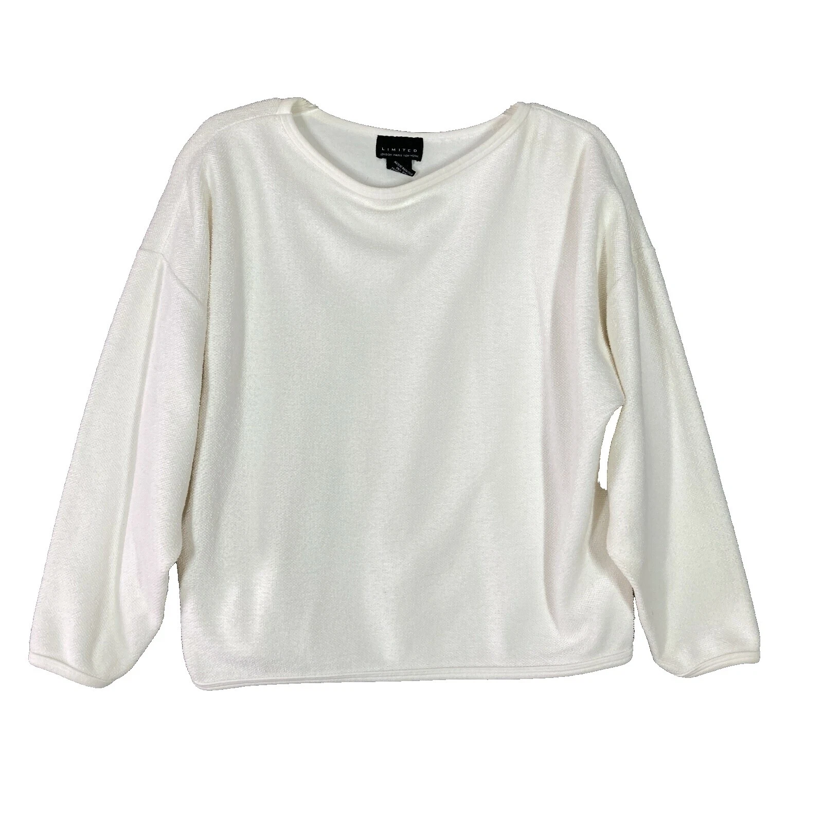 Женские белые хлопковые свитера The Limited