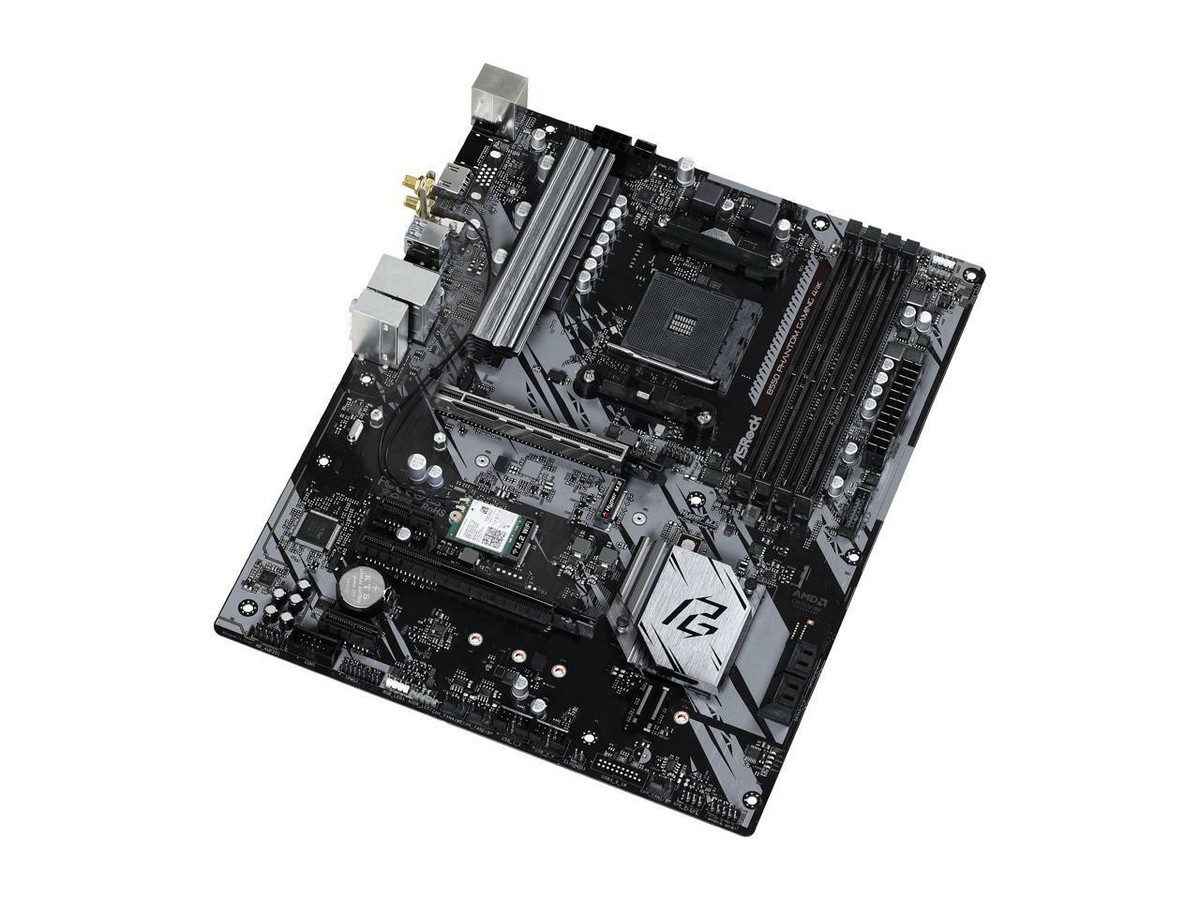 中古美品 ASRock B550M Phantom Gaming 4 ASRock B550 Phantom Gaming 4/ac AM4 AMD B550 SATA 6Gb/s ATX