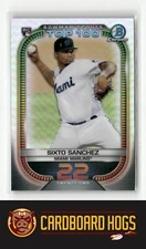 2021 Bowman #BTP-22 Sixto Sanchez Miami Marlins Bowman Scouts Top 100 RC Rookie