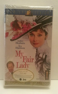 MY FAIR LADY VHS, AUDREY HEPBURN, REX HARRISON New never opened!!