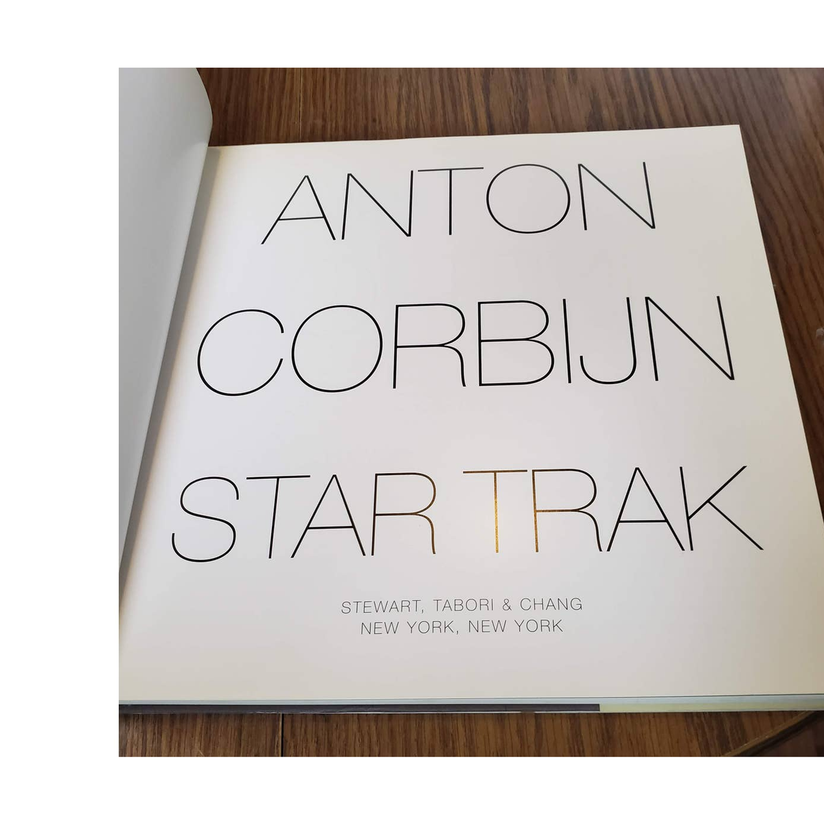 Anton Corbijn Star Trak HC Book Clint Eastwood Cover | eBay