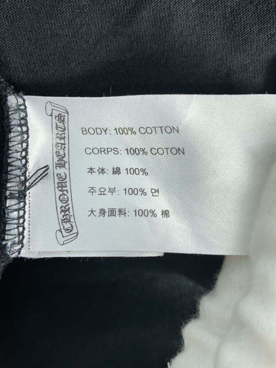 CHROME HEARTS T SHIRT L COTTON Black PLAIN CH832-1-SL BLK CHROME HEARTS T SHIRT L COTTON Black PLAIN CH832-1-SL BLK