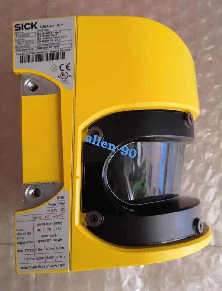 Capteur De Sécurité SICK S30A-6111CP D'occasion - état Fonctionnel, Fabriqué En Allemagne