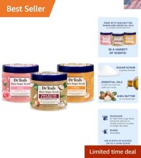 Exquisite Shea Sugar Scrub Set - 19oz Jars of Rose, Shea Butter, Citrus Trio