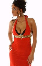 SEXY CLUBWEAR HALTER BACKLESS MAXI DRESS _ Sizes: XS - S - M