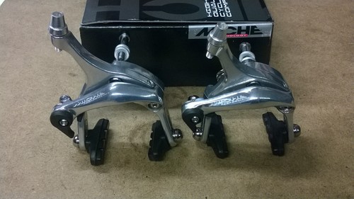 COPPIA DI FRENI MICHE PERFORMANCE IN ALLUMINIO LUCIDO BICI CORSA FIXED  SINGLE | eBay