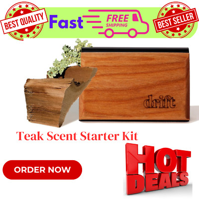 Drift Car Air Freshener - Wood Air Freshener - Car Odor Eliminator Teak Scent St