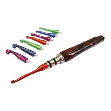 8Piece Multicolour Handmade Crochet Hook Set Perfect Christmas Gift for Crafters