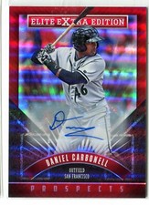 2015 Elite Extra Edition Daniel Carbonell AUTO AUTOGRAPH RC SAN FRANCISCO GIANTS