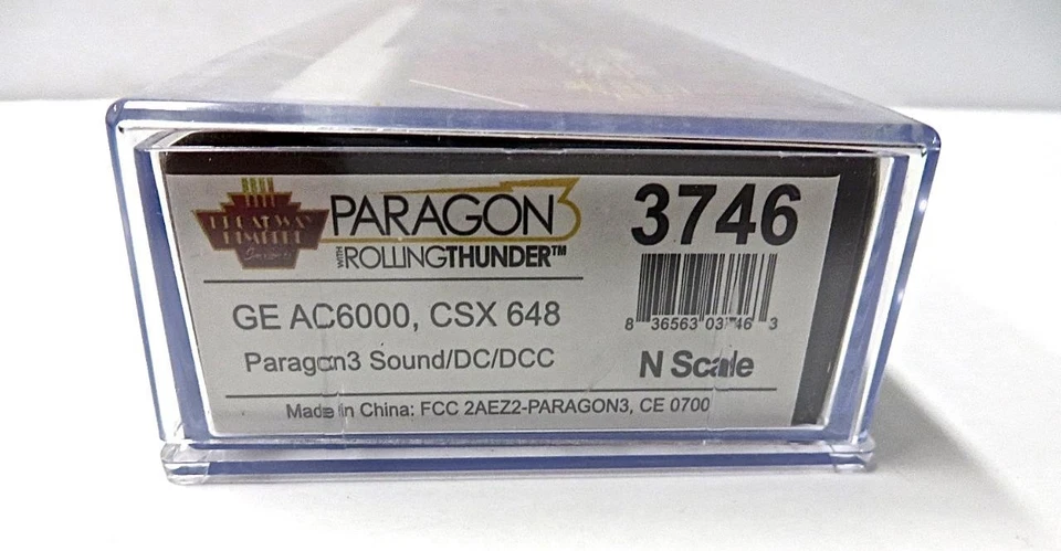 N Gauge Broadway Limited 3746 CSX AC5000 Diesel Cab 648 DCC/DC Paragon III Sound - Image 2 of 4