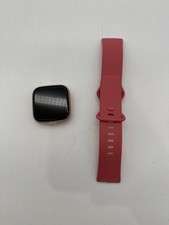 Fitbit Versa 4 Fitness Smartwatch GPS Heart Rate Monitor Pink Sand Copper Rose