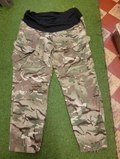 *BRITISH ARMY Maternity TROUSERS MTP Camouflage PCS 80/96/112 Vgc*
