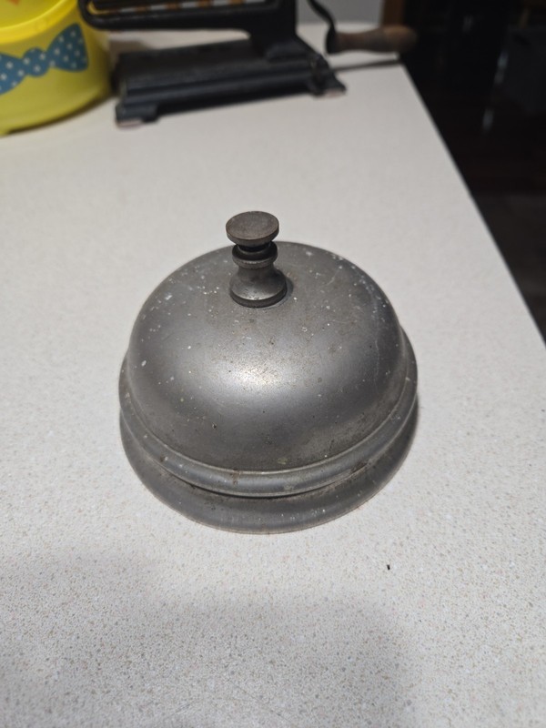 Vintage Hotel Metal Front Desk 4 1/2" Ring For Service Call Bell Desk Teacher