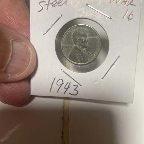 1943 steel penny no mint mark