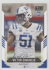 2021 Score Rookies Victor Dimukeje #397 ow3