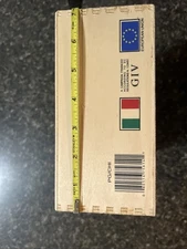 Bolla Fondata Nel 1883 Wooden Wine Box  12.5” X 7& 1/8 Th” X 3.5” Wine Box