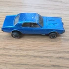 Hot Wheels Custom Cougar Blue Redline Wheels Diecast 1:64 Mercury 1968