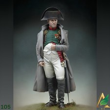 90mm 1/18 Historical Military Commander Resin Figure Unpainted Model Kit New