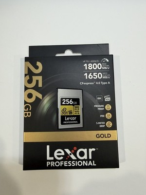 Lexar Gold Series Professional 256GB CFexpress 4.0 Type-A Memory Card