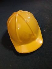 VINTAGE FIBRE METAL  YELLOW HARDHAT DIN 4840 1 - 3