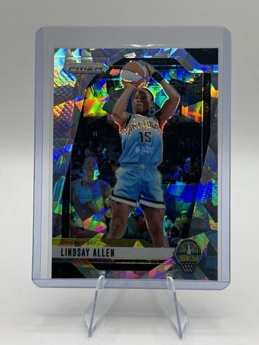 ❄️ 2024 WNBA Panini Prizm - Lindsay Allen #107 Ice Prizms - Chicago Sky - product listing photo