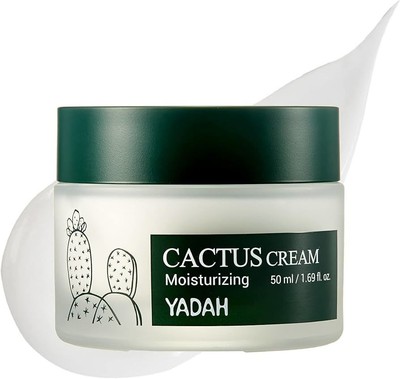 YADAH Cactus Moisturizing Cream 50ml, Moisturizing, Korean Cosmetics, KBeauty