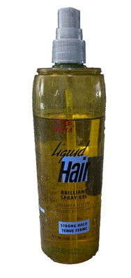 Wella Liquid Hair Brilliant Spray Gel 6.8oz STRONG HOLD  (USED)